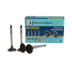 Клапан впускной 21081 21081-1001010 для двигателей объемом 1100, 1300см (4 штуки)