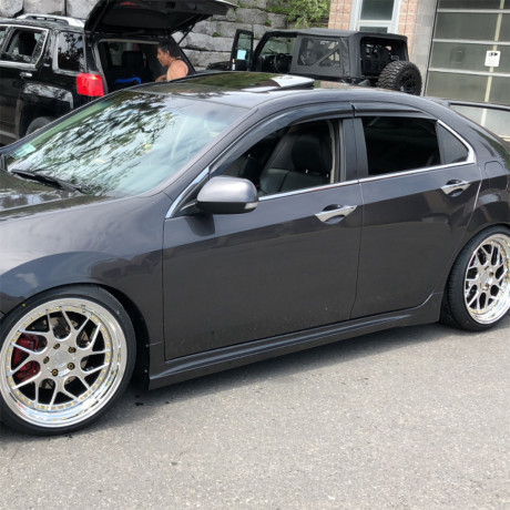 Накладки на пороги "Mugen Style" для Honda Accord VIII (2008-2013) купить недорого с доставкой в Майкоп